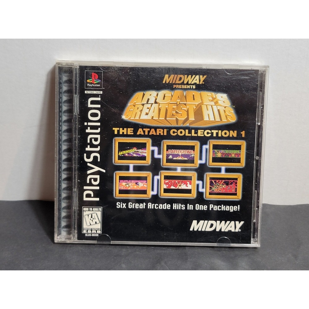 Midway Arcade's Greatest Hits Atari Collection 1 Sony PlayStation PS1 SLUS-00399